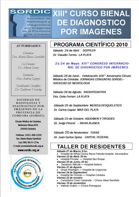 Afiche del XIII Curso Bienal