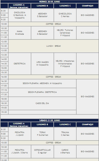 Programa - Clic para ampliar