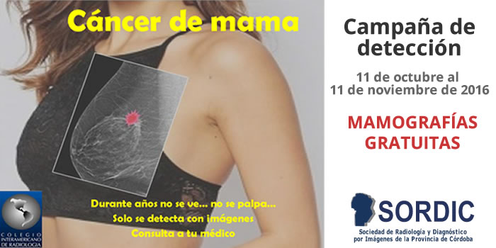 Campaña de detección del Cáncer de Mama